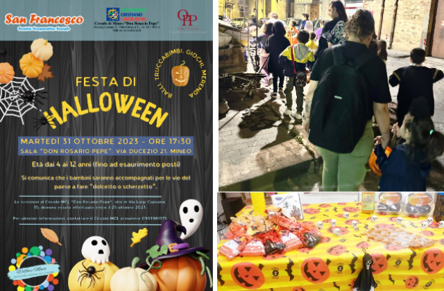 A Mineo quindici bambini dai 4 ai 12 anni hanno festeggiato la Festa di Halloween